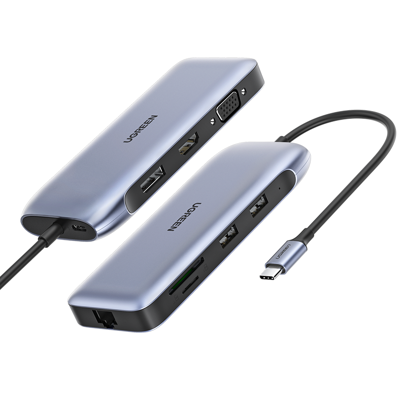 מתאם פרמיום USB-C עם שלל חיבורים UGREEN
