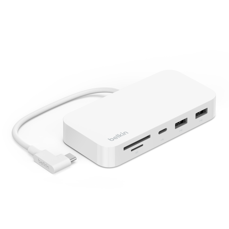 BELKIN מתאם 6 יציאות בחיבור USB-C עם תושבת לתלייה