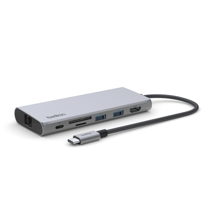 מתאם מרובה יציאות בחיבור USB-C BELKIN