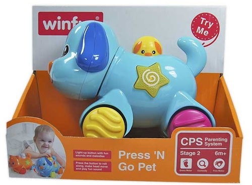 כלבלב אורקולי 'לחץ וסע' מעודד זחילה