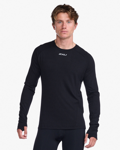 Ignition Base Layer L/S BLK/SRF M