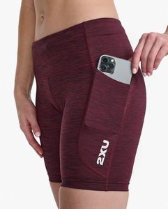 טייץ קומפרשן קצר Aero Mid-Rise Comp 6Inch Short TRU/WRF W