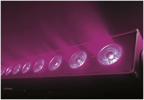 בר תאורה 8X12W led RGBWAU/FC IRC