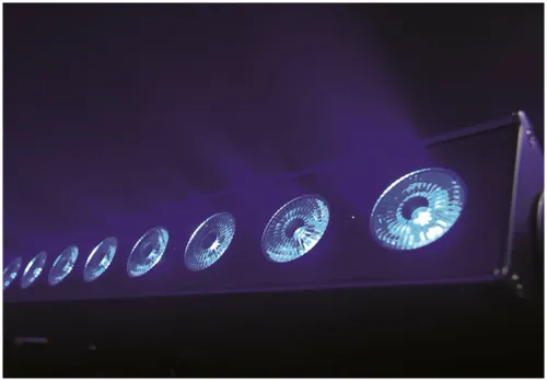 בר תאורה 8X12W led RGBWAU/FC IRC