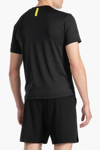 חולצת אימונים שחור - VR46 SECOND LAYER T-SHIRT
