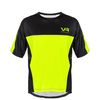 חולצת רכיבה קצרה שחור / צהוב - VR46 PERFORMANCE T-SHIRT MTB