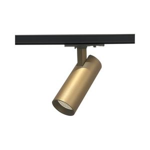 ספוט לפס צבירה חד פאזי זהב NADIN 12W 38° אור חם Nisko 
