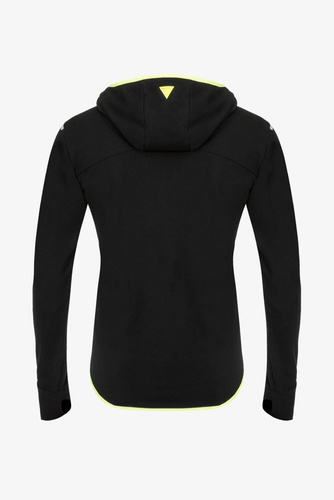קפוצ'ון אימונים שחור / צהוב - VR46 SECOND LAYER FLEECE SWEATSHIRT