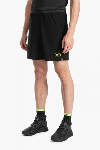 מכנס אימונים קצר שחור - VR46 SHORT SECOND LAYER SHORTS