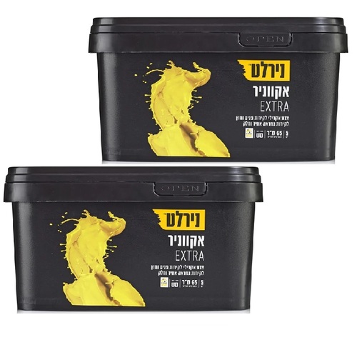 זוג מיכלי אקווניר 5ל' EXTRA בסיס W המתאים לגיוון צבעים