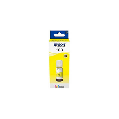 מיכל דיו צהוב מקורי למדפסת EPSON דגם C13T00S44 103