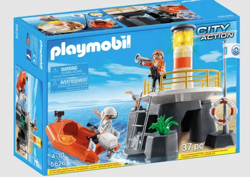 פליימוביל 5626 - מגדלור עם סירת הצלה