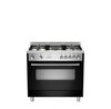 תנור משולב כיריים רוחב 90 ס"מ BERTAZZONI מסדרת BIG CHEF TES95C61