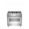 תנור משולב כיריים רוחב 90 ס"מ BERTAZZONI מסדרת BIG CHEF TES95C61