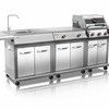 ‏מטבח חוץ ‏גז Caesar Rubicon 3 + Sink + Hot Plate מורכב