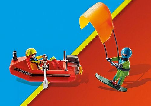 פליימוביל 70144 - חילוץ גלשן בסירת מנוע