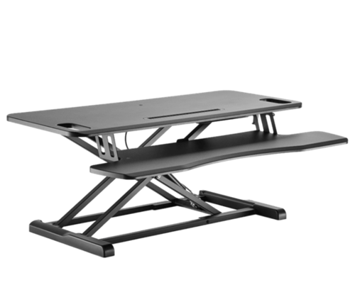 עמדת עבודה למחשב נייד DWS28-02N | שולחן מחשב מתכוונן ישיבה או עמידה LUMI