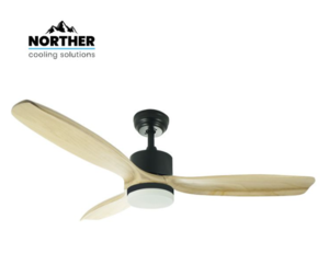 מאוורר תקרה חכם SWAN WIFI שחור ועץ 42 NORTHER