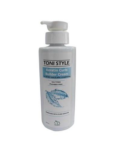 קרם לחות בונה תלתלים TONI STYLE - KERATIN CURLS BUILDER CREAM 