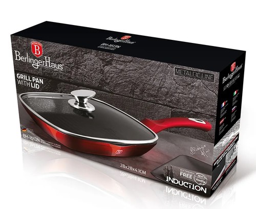 מחבת גריל איכותית Berlinger Haus Metallic BH-1613