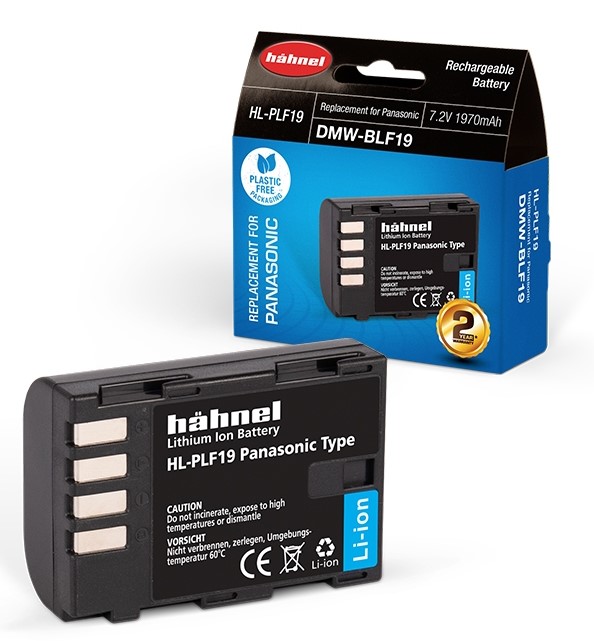 סוללה חליפית למצלמה Panasonic DMW-BLF19 Hahnel