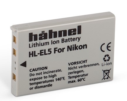 סוללה חליפית למצלמה Nikon EN-EL5 Hahnel
