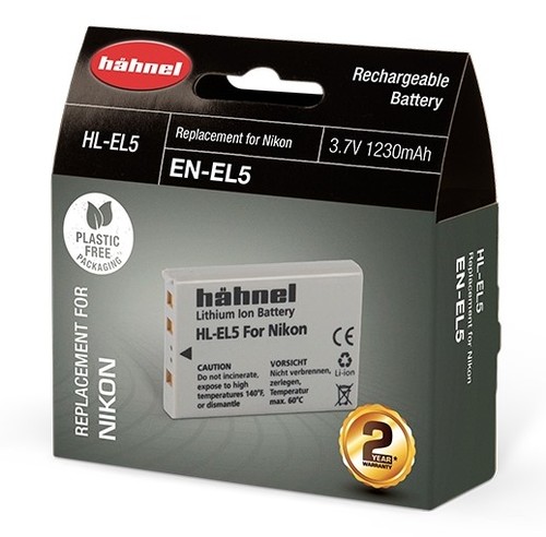 סוללה חליפית למצלמה Nikon EN-EL5 Hahnel