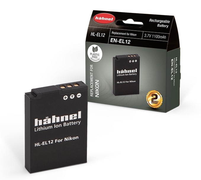 סוללה חליפית למצלמה Nikon EN-EL2 Hahnel