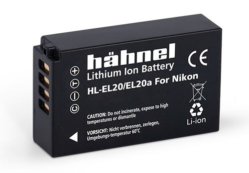 סוללה חליפית למצלמה Nikon EN-EL20 Hahnel