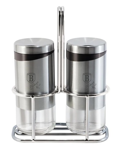 סט זוגי מלח ופלפל נירוסטה Berlinger Haus BH-1993