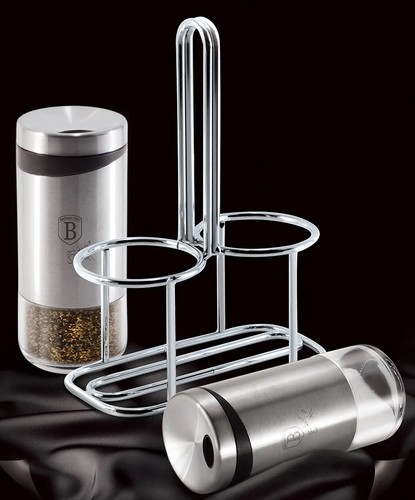סט זוגי מלח ופלפל נירוסטה Berlinger Haus BH-1993