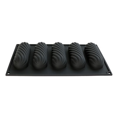 תבנית סיליקון 5 שקעים MARTELLATO TWIST ECLAIR