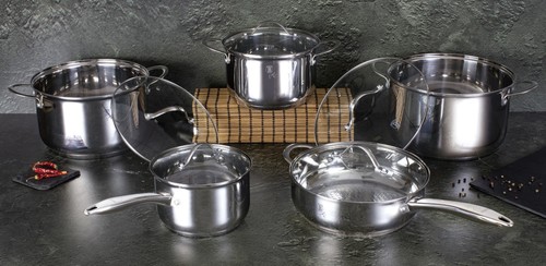 סט 5 כלי בישול איכותיים Berlinger Haus Silver BH-6660