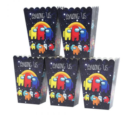 קופסאות פופקורן - 6 יחידות 