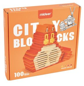 מארז 100 לבני בניה - סיטי בלוקס אדום