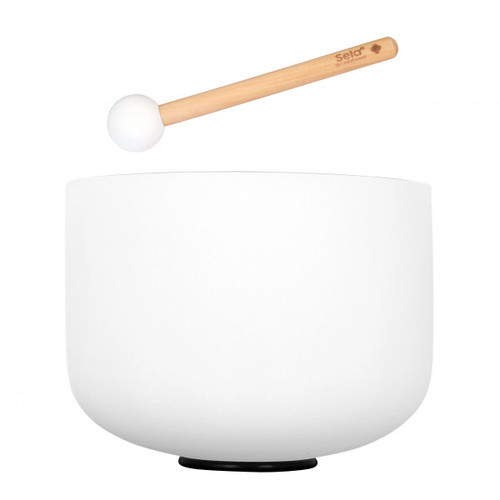 קערת קריסטל 440 הרץ SELA CRYSTAL SINGING BOWL SECF10G