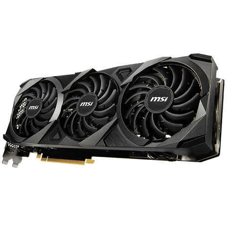 MSI כרטיס גרפי Gaming GeForce RTX 3080 LHR 10GB GDRR6X 320-Bit HDMI/DP Nvlink Torx Fan 3 Ampere Architecture OC (RTX 3080 Ventus 3X Plus 10G OC LHR)