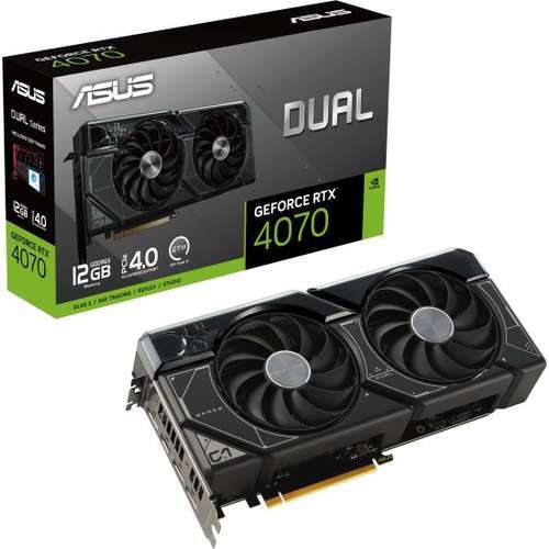 כרטיס מסך ASUS Dual GeForce RTX 4070 12GB GDDR6X