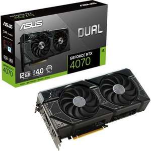 כרטיס מסך ASUS Dual GeForce RTX 4070 12GB GDDR6X