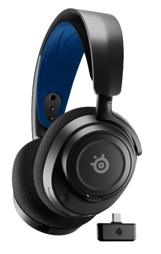 אוזניות גיימינג אלחוטיות SteelSeries Arctis Nova 7P PlayStation צבע שחור