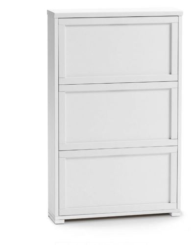  ארון נעליים 3 קומות לבן GIOIA Shoe cabinet