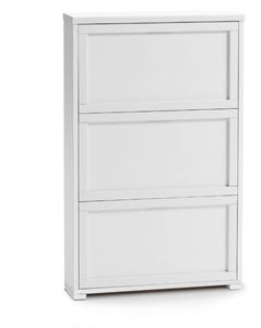  ארון נעליים 3 קומות לבן GIOIA Shoe cabinet