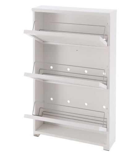  ארון נעליים 3 קומות לבן GIOIA Shoe cabinet