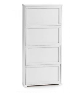 ארון נעליים 4 קומות לבן GIOIA Shoe cabinet