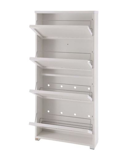 ארון נעליים 4 קומות לבן GIOIA Shoe cabinet