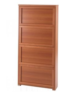  ארון נעליים 4 קומות דובדבן GIOIA Shoe cabinet