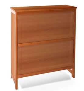  ארון נעליים 2 קומות דובדבן GRAZIA Shoe cabinet