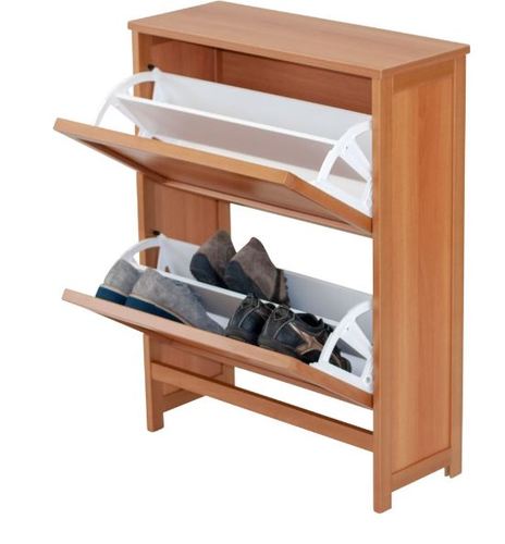  ארון נעליים 2 קומות דובדבן GRAZIA Shoe cabinet