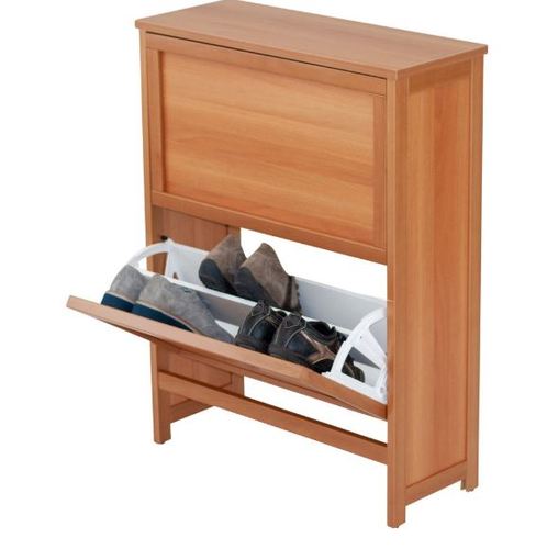  ארון נעליים 2 קומות דובדבן GRAZIA Shoe cabinet