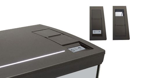 אקווריום נווה מירבלו 40 לבן/שחור NEWA Mirabello